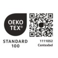 Lateks certyfikowany według OEKO-TEX: Standard 100