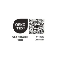 Lateks certyfikowany według OEKO-TEX: Standard 100